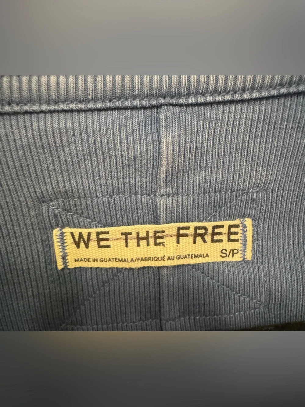 NWOT Free People We The Free Ever Had Tee - vintage indigo blue - Small